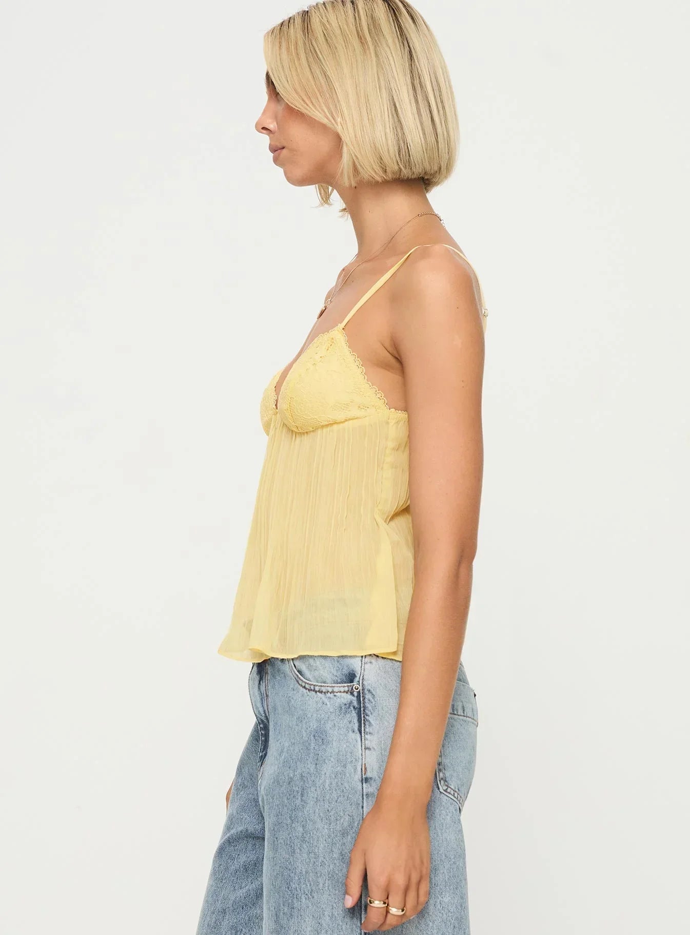 Mira Pleat Top